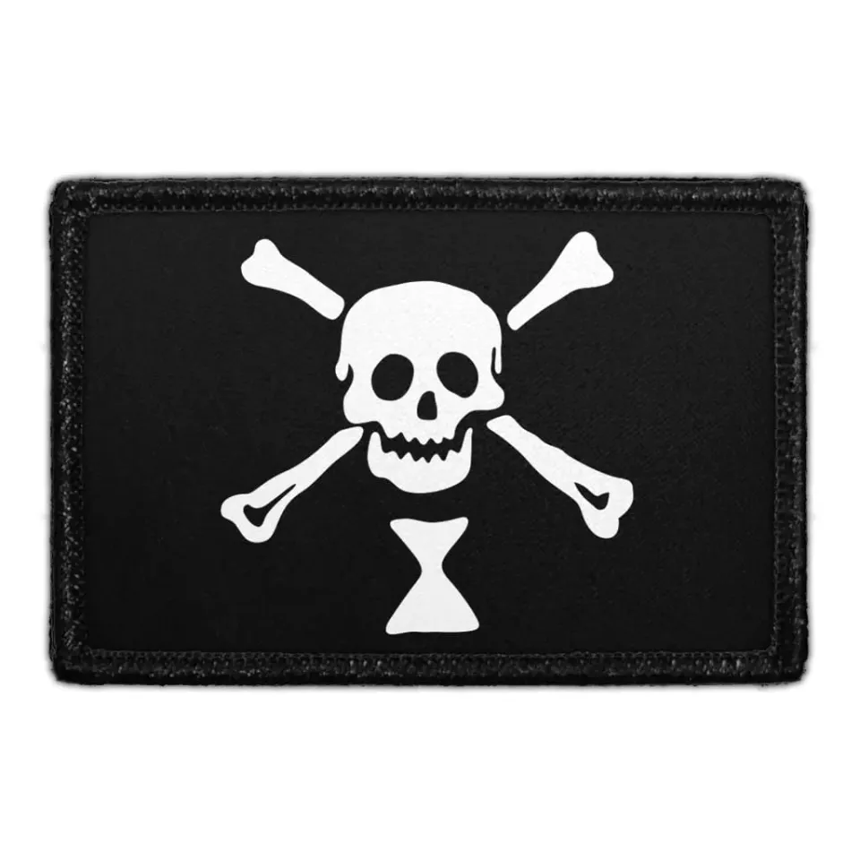 Pull Patch Pirate Emanuel Wynn Flag patch med velcro 76 mm