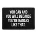 Pull Patch You Can And You Will Badass patch 1 stk