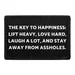 Pull Patch The Key to Happiness Lift Heavy patch 76x51 mm velcro