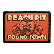 Pull Patch Peach Pit Pound Town patch 1 stk 76x51 mm