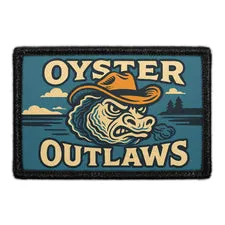 Pull Patch Oyster Outlaws patch velcro mad 1 stk