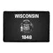 Pull Patch Wisconsin State Flag patch sort hvid