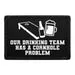 Pull Patch Drinking Team Cornhole patch med velcro tekst
