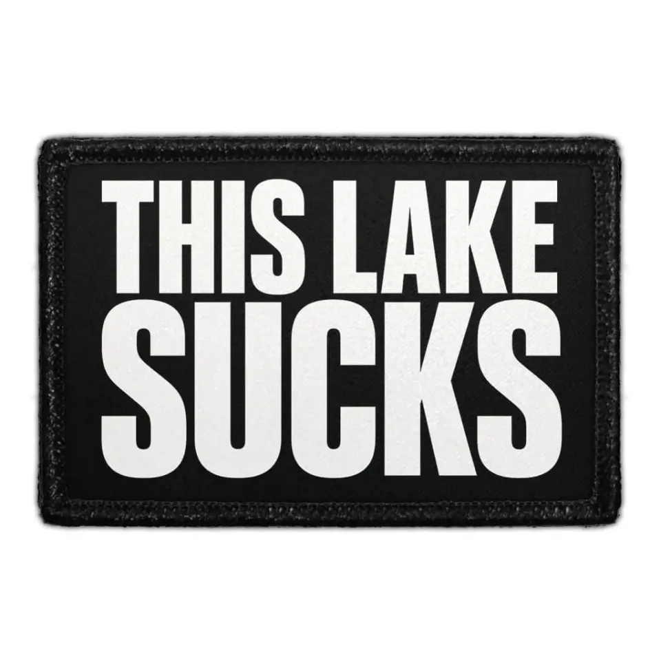 Pull Patch This Lake Sucks patch fiskeri