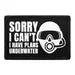 Pull Patch Sorry I Can't I Have Plans Underwater patch