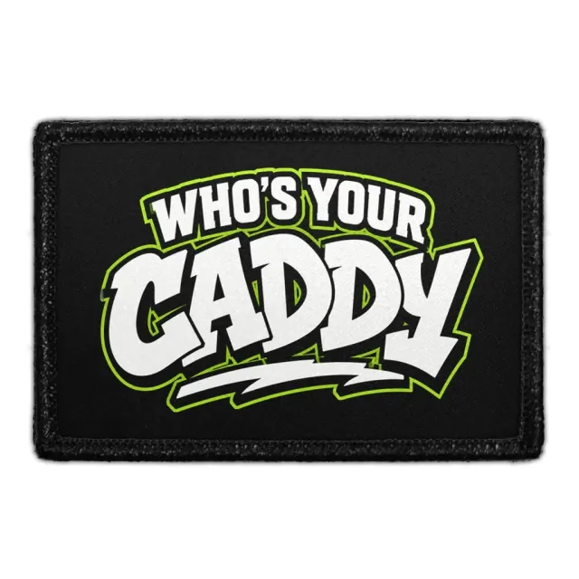 Pull Patch Who's Your Caddy patch med velcro 76x51 mm golf