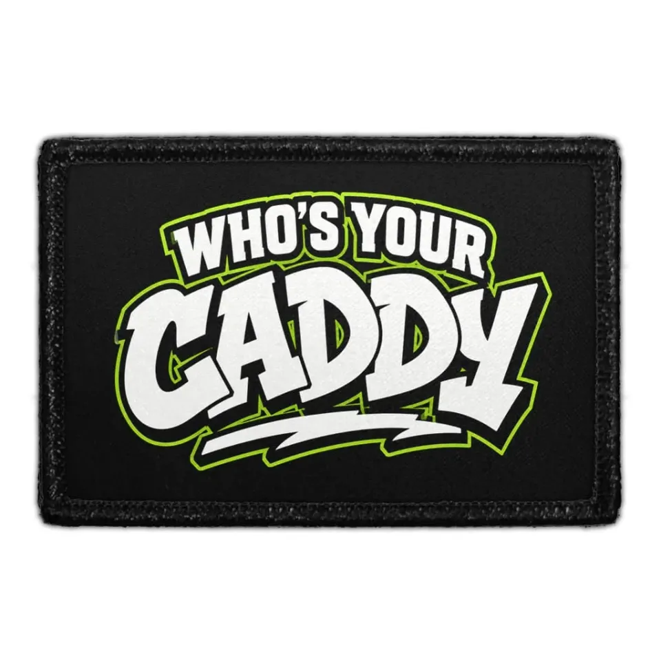 Pull Patch Who's Your Caddy patch med velcro 76x51 mm golf