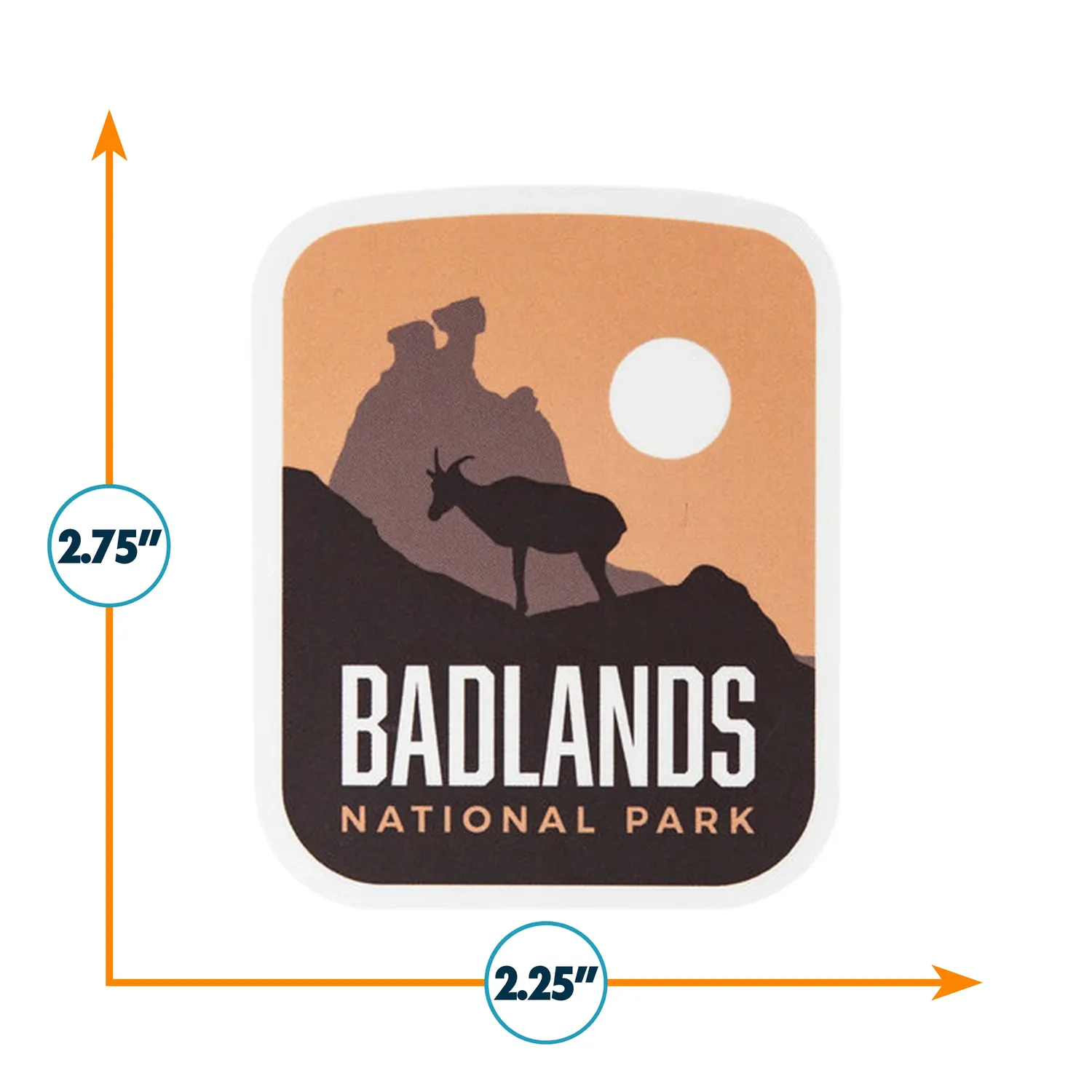 Vagabond Heart Badlands klistermærke vinyl