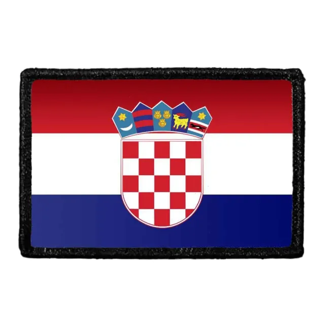 Pull Patch Croatia Flag patch farve