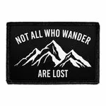 Pull Patch Not All Who Wander Are Lost patch med velcro