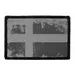 Pull Patch Sweden Flag patch sort-hvid distressed