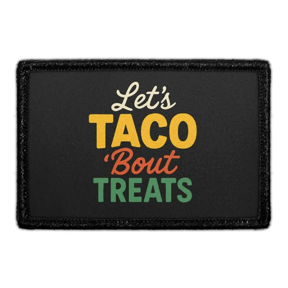 Pull Patch Let's Taco 'Bout Treats patch velcro 1 stk taco