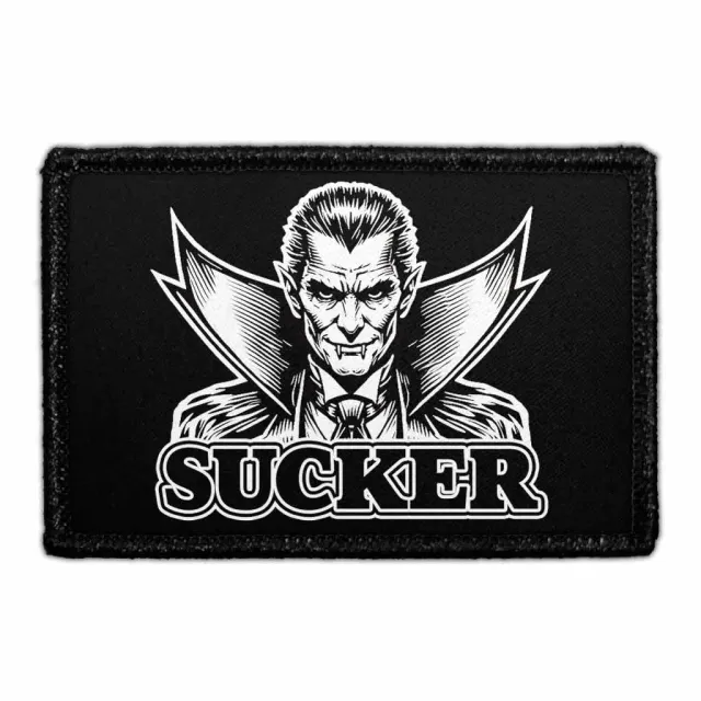 Pull Patch Sucker Dracula patch med velcro halloween