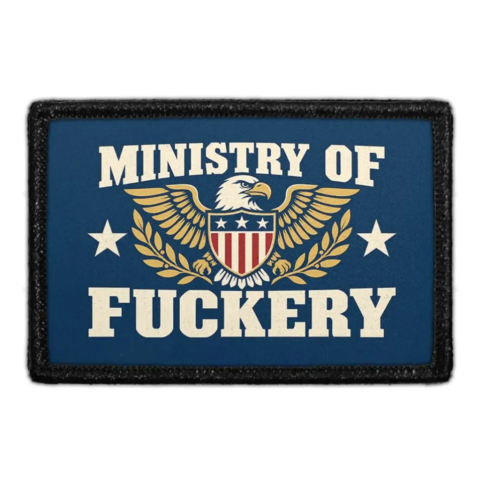 Pull Patch Ministry Of Fuckery velcromærke taktisk