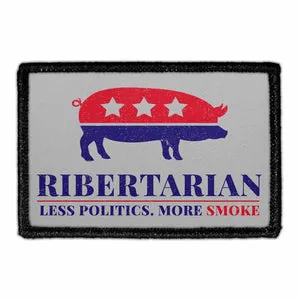Pull Patch Ribertarian patch velcro ordspil