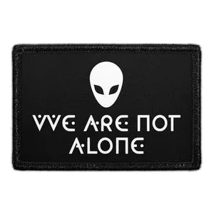 Pull Patch Alien Head We Are Not Alone velcromærke