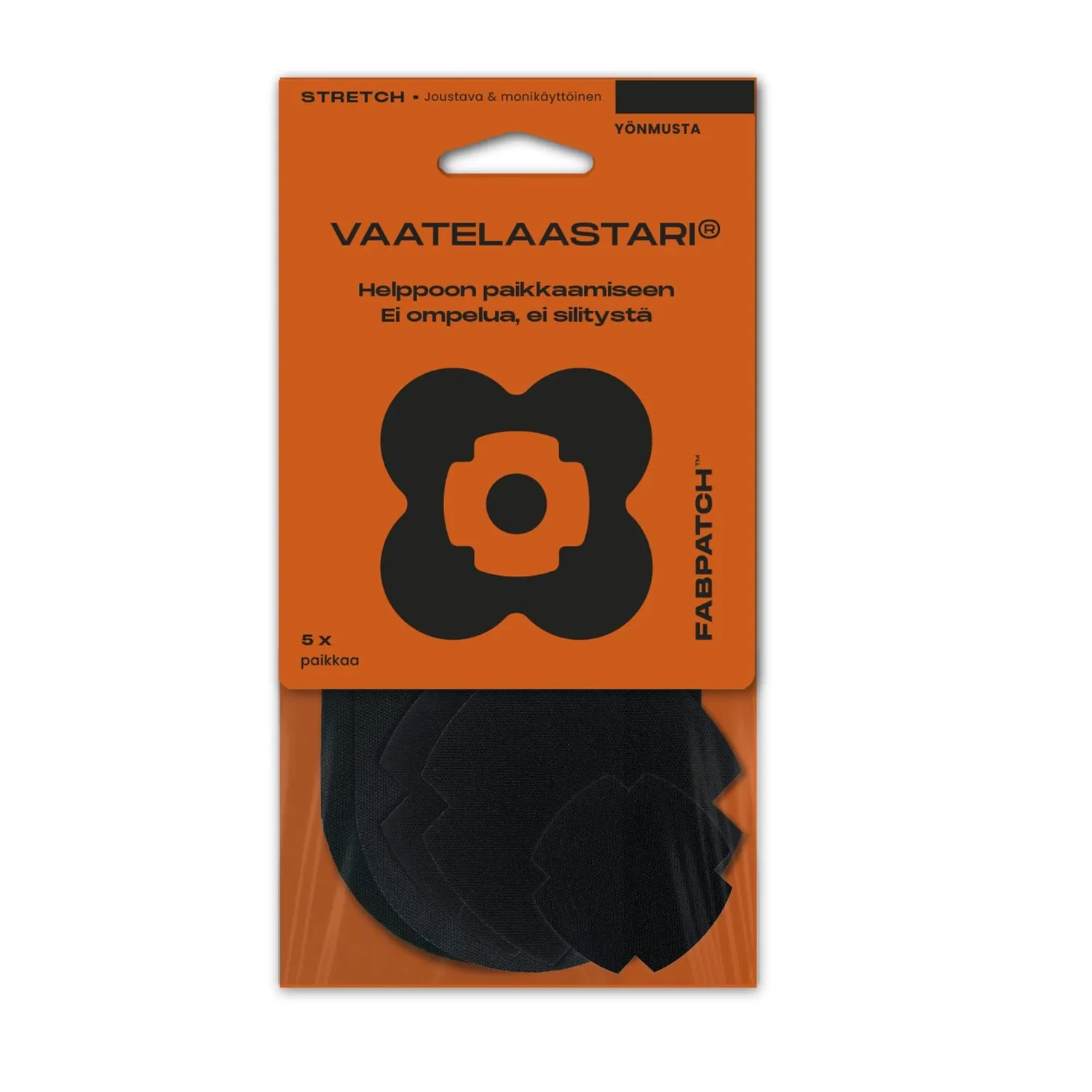 FabPatch Yönmusta lapper 5 stk sorte
