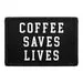Pull Patch Coffee Saves Lives patch 76x51 mm velcro