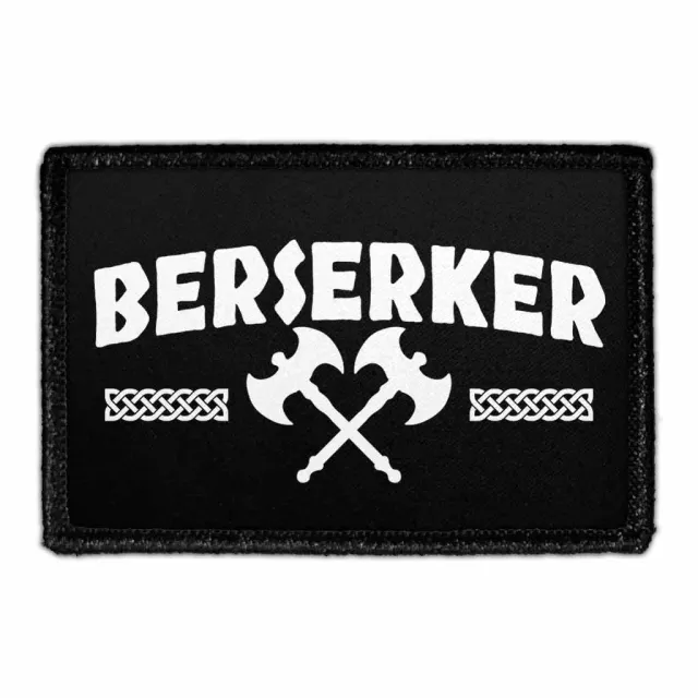 Pull Patch Berserker patch med velcro viking motiv