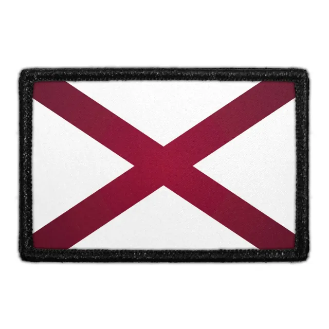 Pull Patch Alabama State Flag patch farve 76 mm