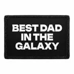 Pull Patch Best Dad In The Galaxy patch med velcro
