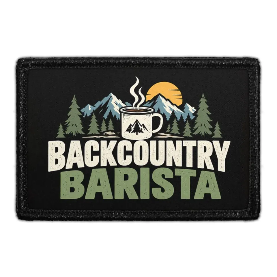 Pull Patch Backcountry Barista patch camping