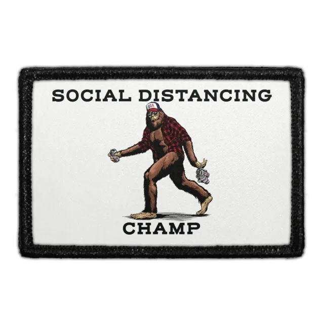 Pull Patch Social Distancing Champ patch Big Foot