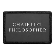 Pull Patch Chairlift Philosopher patch ski