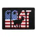 Pull Patch GOAT US Flag patch med velcro flag