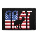 Pull Patch GOAT US Flag patch med velcro flag