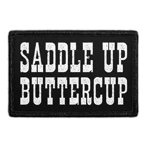Pull Patch Saddle Up Buttercup patch med velcro