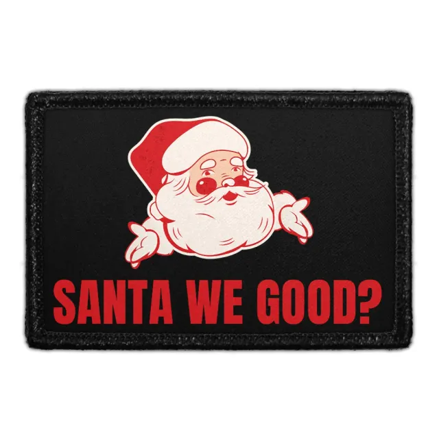 Pull Patch Santa We Good patch 3x2 jul
