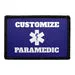 Pull Patch Paramedic patch custom velcro