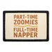 Pull Patch Part-Time Zoomies Full-Time Napper patch med velcro hund