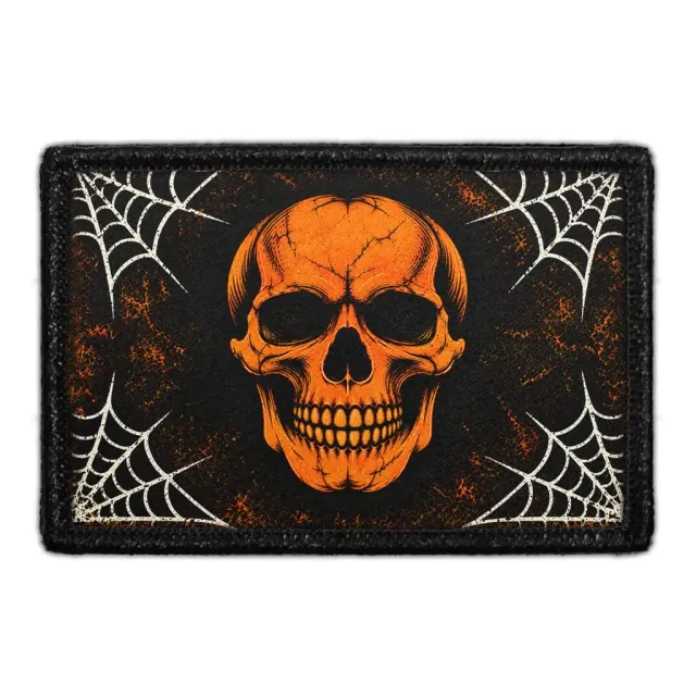 Pull Patch Spooky Skull patch 76x51 mm halloween