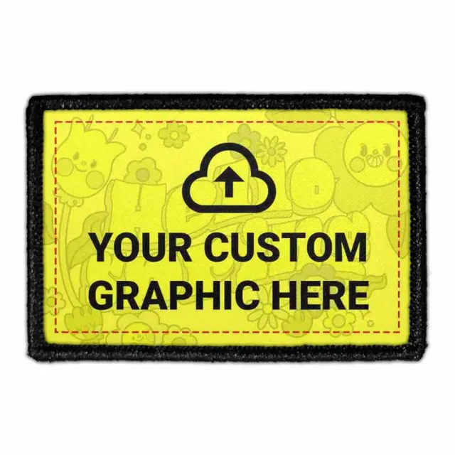 Pull Patch Custom Graphic patch med eget motiv