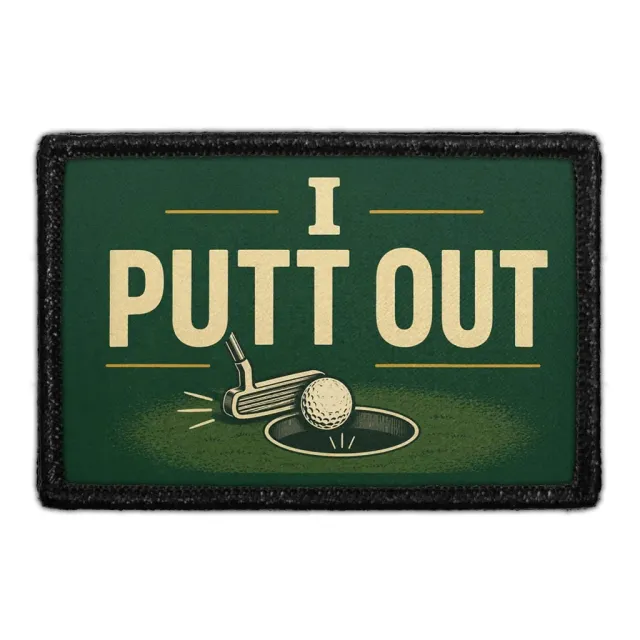 Pull Patch I Putt Out patch velcromærke golf