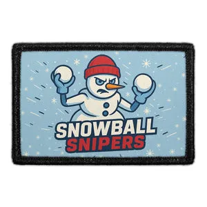 Pull Patch Snowball Snipers patch velcro vintermotiv