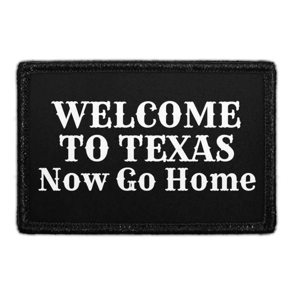 Pull Patch Welcome To Texas patch velcro tekst