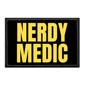 Pull Patch Nerdy Medic patch med velcro nørd