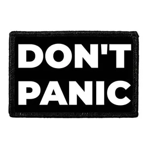 Pull Patch Don't Panic patch 1 stk klassisk