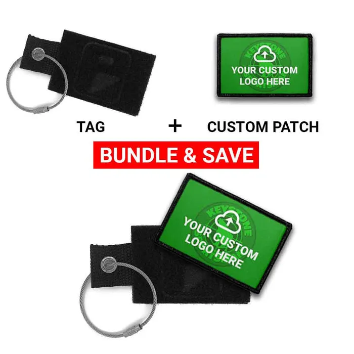 Pull Patch Custom Logo Tag bundle vertikal logo patch