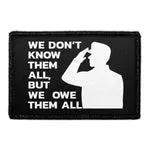 Pull Patch We Don't Know Them All patch velcro hyldest