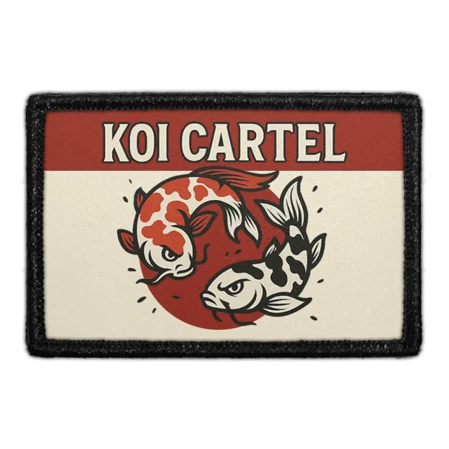 Pull Patch Koi Cartel Japan patch med velcro 3x2