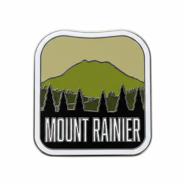 Vagabond Heart Mount Rainier emaljepin 32x25 mm