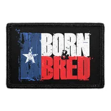Pull Patch Born & Bread Texan patch tekst