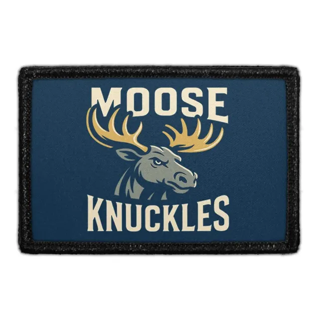 Pull Patch Moose Knuckles patch velcro sjov