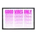 Pull Patch Good Vibes Only patch 3x2 lilla