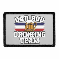 Pull Patch Dad Bod Drinking Team patch velcro