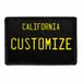 Pull Patch California License Plate patch egen tekst